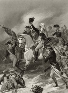 George Washington à la bataille de Princeton, 3 janvier 1777, de 